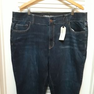 Liberation Plus Size Jeans Womens 20W Girlfriend Fit Comfort Waist NWT